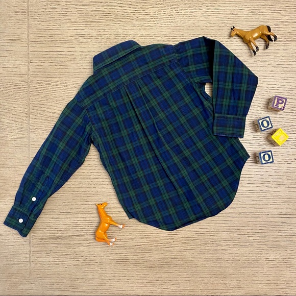 SOLD: Ralph Lauren Cotton Poplin Shirt 2/2T - Picture 2 of 4